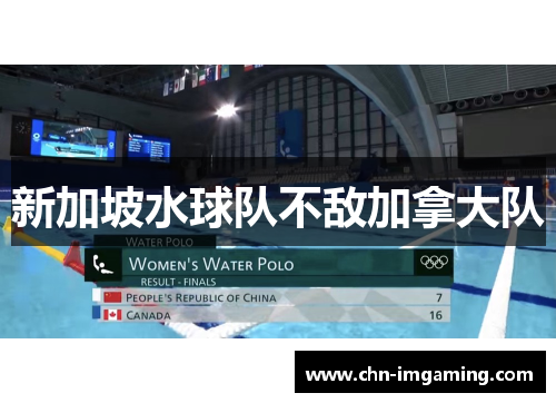 新加坡水球队不敌加拿大队